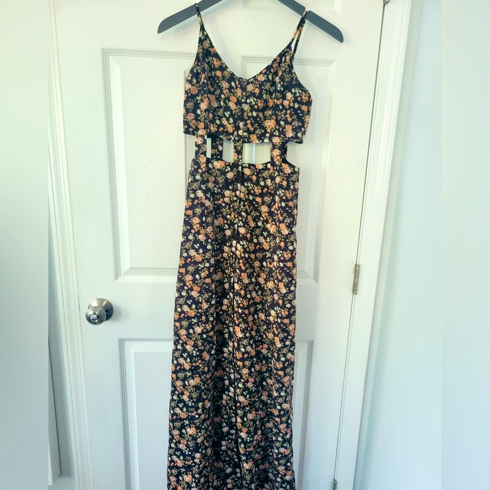 UO Pins and Needles Boho Maxi Bra Top Cut Out Dress Size 2